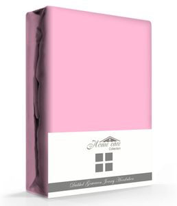 Dubbel Geweven Hoeslaken Roze Home Care -190/200 x 200/230 cm