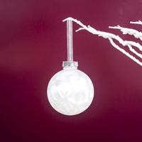 2 PCS Christmas Creative PVC Colorful Shaped Lights Ornament(Christmas ball )