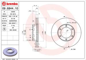 Brembo Remschijven 09.6844.10