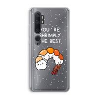 You're Shrimply The Best: Xiaomi Mi Note 10 Pro Transparant Hoesje