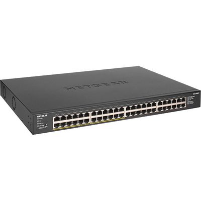 GS348PP Unmanaged Gigabit Ethernet (10/100/1000) Power over Ethernet (PoE) Zwart