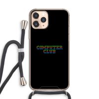 Retro: iPhone 11 Pro Transparant Hoesje met koord Retro: iPhone 11 Pro Transparant Hoesje met koord