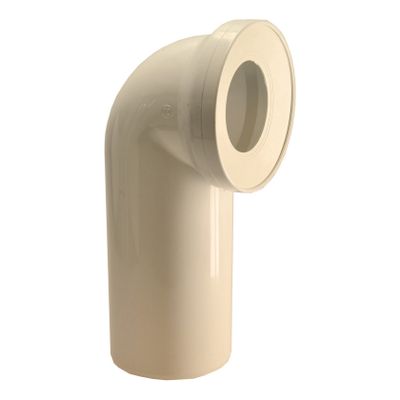ABU closetaansluiting bocht 90 graden 110 mm pergamon