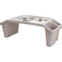 Bedtafel - kunststof - beige - L60 x B30 x H21 cm - dienblad - thumbnail