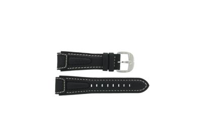 Horlogeband Lotus 15323.H Leder Zwart 22mm