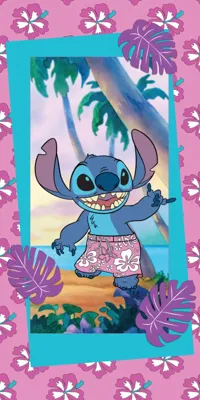 Stitch strandlaken Party 70 x 140 cm Katoen Stitch strandlaken Party 70 x 140 cm Katoen