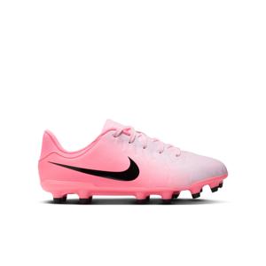 Nike Tiempo Legend 10 Academy Gras / Kunstgras Voetbalschoenen (MG) Kids Lichtroze Felroze Zwart