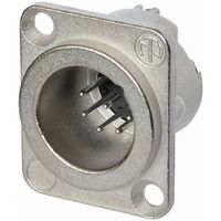 Neutrik NC7MD-LX XLR-connector Flensstekker, contacten recht Aantal polen: 7 Zilver 1 stuk(s) - thumbnail