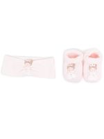 La Perla Kids ensemble bottines-bandeau à ornements - Rose - thumbnail