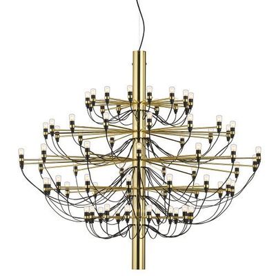 Flos 2097/75 Kroonluchter - Helder glas - Messing