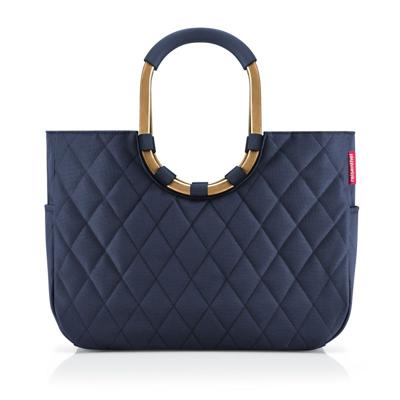 Reisenthel Loopshopper L-Frame Rhombus Midnight Gold