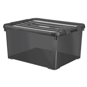 Curver Handy+ Recycled Opbergbox - 35L - Zwart