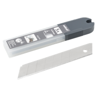 Wolfcraft Professionele afbreekmessen | Met 7 segmenten | L 25mm | 5 stuks - 4127000