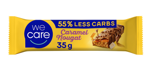 WeCare Lower Carb Caramel Nougat Reep