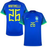 Brazilië Shirt Uit 2022-2023 + Martinelli 26