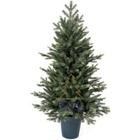 Royal Christmas Kunstkerstboom Mini in pot 105cm inclusief LED-verlichting via netstroom - thumbnail