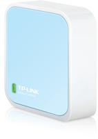 TP-Link TL-WR802N draadloze router Fast Ethernet Single-band (2.4 GHz) Blauw, Wit - thumbnail