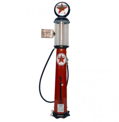 American Texaco 10 Gallon Benzinepomp - Rood & Zwart - Reproductie