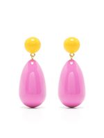 Eshvi boucles d'oreilles pendantes - Rose