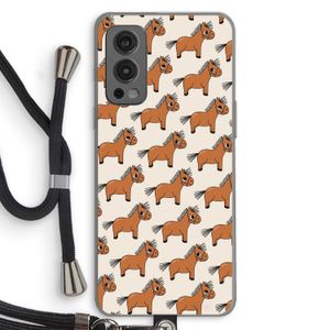 Pony: OnePlus Nord 2 5G Transparant Hoesje met koord