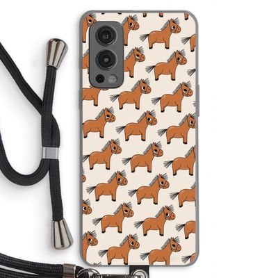 Pony: OnePlus Nord 2 5G Transparant Hoesje met koord