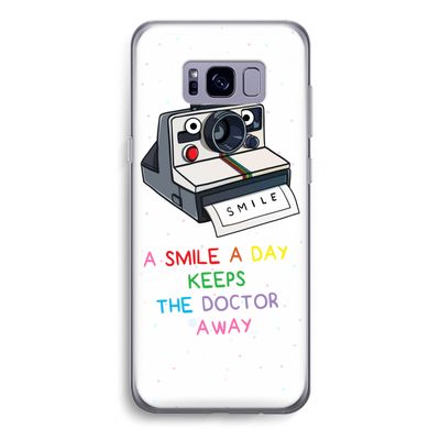 Smile: Samsung Galaxy S8 Transparant Hoesje