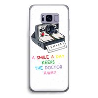 Smile: Samsung Galaxy S8 Transparant Hoesje