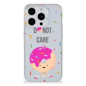 iPhone 15 Pro Siliconen Case Donut Roze