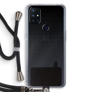 Musketon Halftone: OnePlus Nord N10 5G Transparant Hoesje met koord