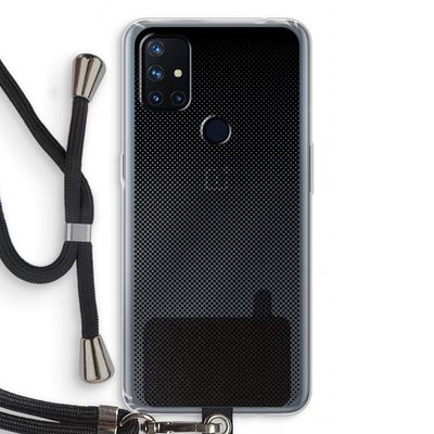 Musketon Halftone: OnePlus Nord N10 5G Transparant Hoesje met koord