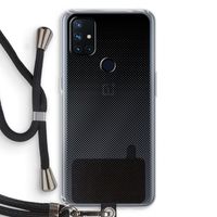 Musketon Halftone: OnePlus Nord N10 5G Transparant Hoesje met koord