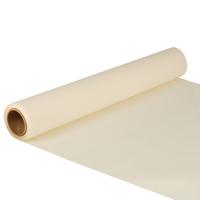 Tafelloper - creme wit - 500 x 40 cm - papier - tafelkleed loper - tafelversiering