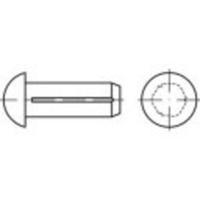 TOOLCRAFT TO-5451816 Halfronde kerfnagel 3 mm Messing 1000 stuk(s)