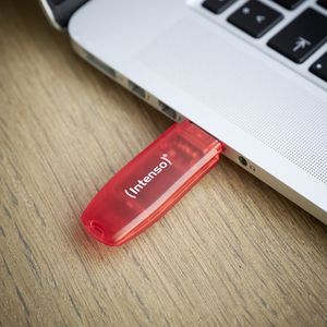 Intenso Rainbow Line USB flash drive 128 GB USB Type-A 2.0 Rood, Transparant