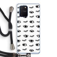 Eye pattern #2: Samsung Galaxy Note 10 Lite Transparant Hoesje met koord