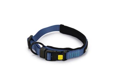 Beeztees Beeztees Parinca Premium Hondenhalsband Nylon Blauw 35-40cmx20mm