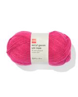 HEMA Acryl Garen Roze 100gram 250meter