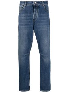 Brunello Cucinelli jean à coupe slim - Bleu