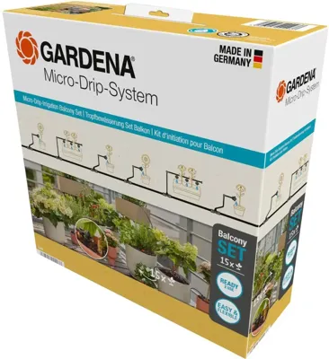 Gardena Micro-Drip-Bewatering Balkon Set (15 planten)