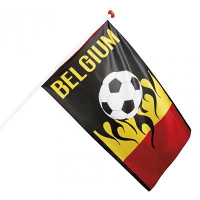 Boland vlag belgie - 90 x 150 cm - polyester - supporters - landen thema Boland vlag belgie - 90 x 150 cm - polyester - supporters - landen thema