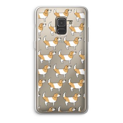 Doggy: Samsung Galaxy A8 (2018) Transparant Hoesje