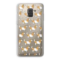 Doggy: Samsung Galaxy A8 (2018) Transparant Hoesje