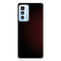 Motorola Edge 20 Pro TPU bumper Geruit Rood