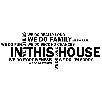 In this house we do - Muursticker - thumbnail