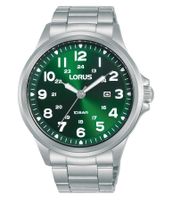 Lorus RH995NX9 Horloge staal zilverkleurig-groen 44 mm - thumbnail