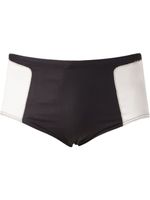 Amir Slama short de bain bicolore - Noir