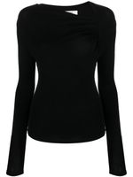 MARANT ÉTOILE haut Jeneth à col asymétrique - Noir
