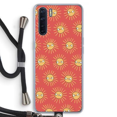 Zon: Oppo A91 Transparant Hoesje met koord