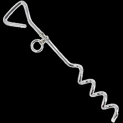 Pawise Spiral Aanlegpin - 8mm x 0,40m