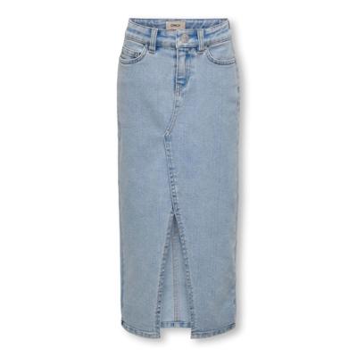 Kids ONLY zomer jeans midi rok meisjes - licht blauw denim - Kogsiri